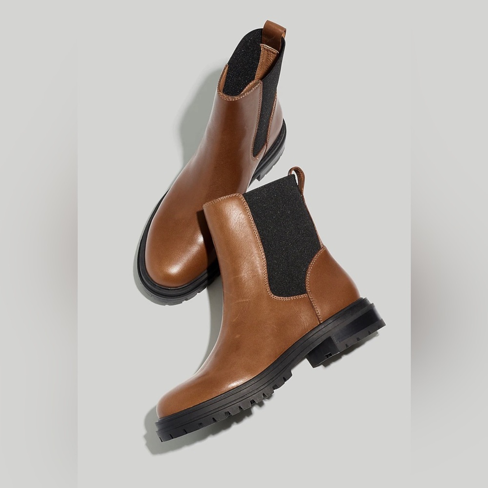 The Bradley Chelsea Lugsole Boot Brown size 8